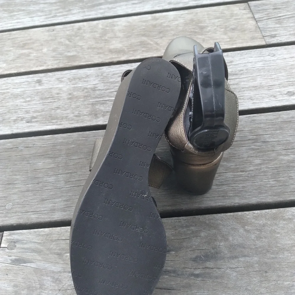 Bronze Cordani Wedge Shoes - Picture 4 of 7